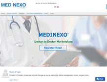 Tablet Screenshot of medinexo.com
